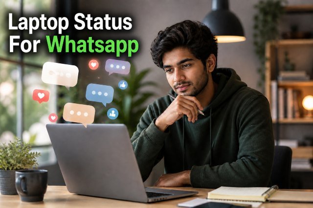 Latest Laptop Status For Whatsapp: Short Laptop Quotes for Your Status