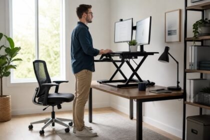 What Is A Riser Desk? Sitting, Standing, and Working Better