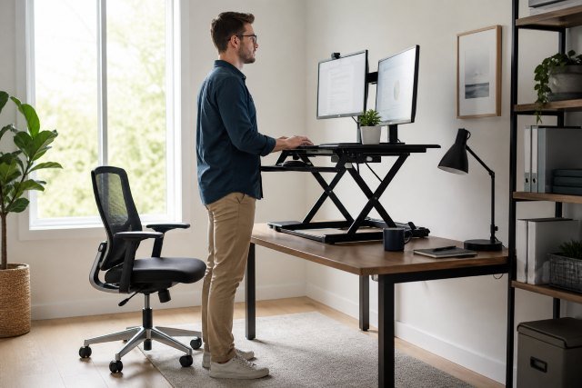 What Is A Riser Desk? Sitting, Standing, and Working Better